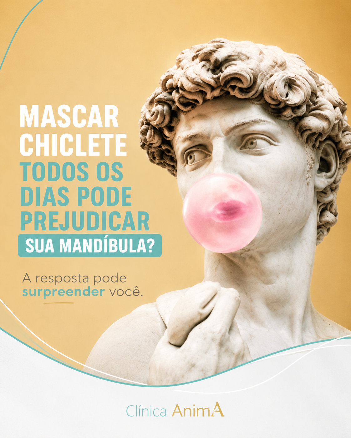 Carrossel Chiclete Prejudica Mandíbula por Catarina Mota Moreno - Slide 1